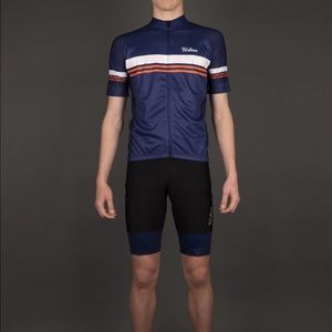 COPY - Men's Classic Blue Cycling Kit-Jersey & Bib Shorts